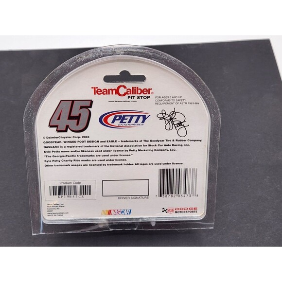 Vintage 2003 Kyle Pttery #45 Team Caliber Brawny 9th Annual Charity Ride #46 - Picture 2 of 3